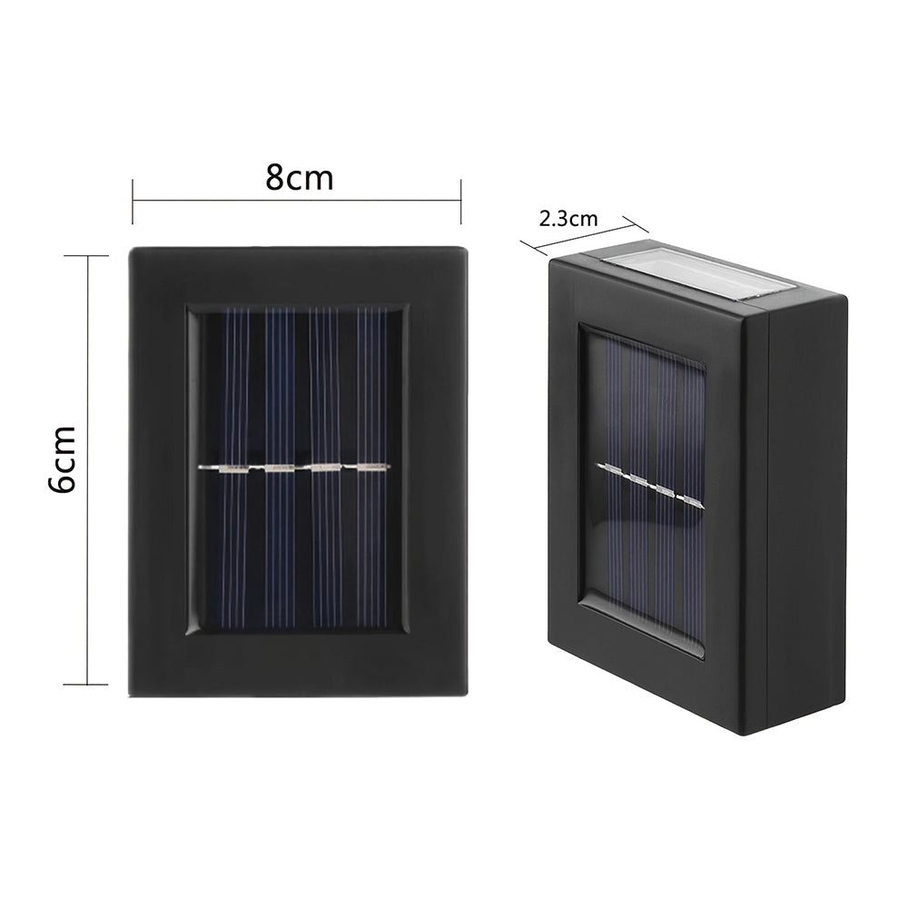 Solar Powered Up and Down Spot Lights Outdoor Wall Light