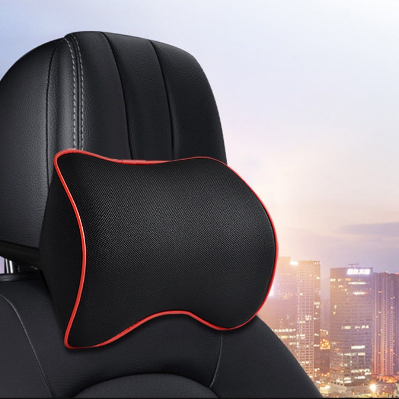Car Headrest Neck Pillow Memory Foam Breathable Neck Support Protector