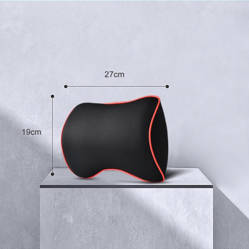 Car Headrest Neck Pillow Memory Foam Breathable Neck Support Protector