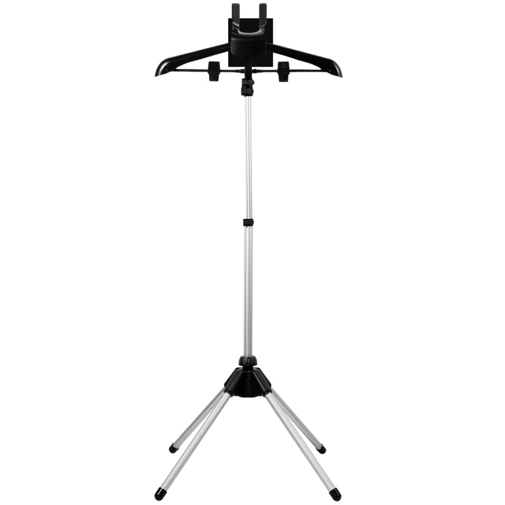 Height Adjustable Garment Foldable Standing Garment Hanger for Steaming Clothes