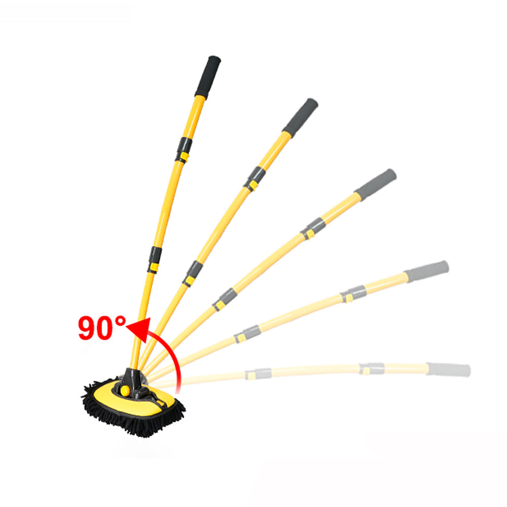 Super Absorbent Telescopic Long Handle Mop Chenille Broom