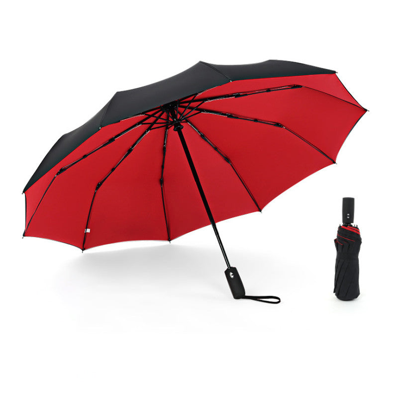Fully Automatic Windproof Double Layer Resistant Umbrella Parasol