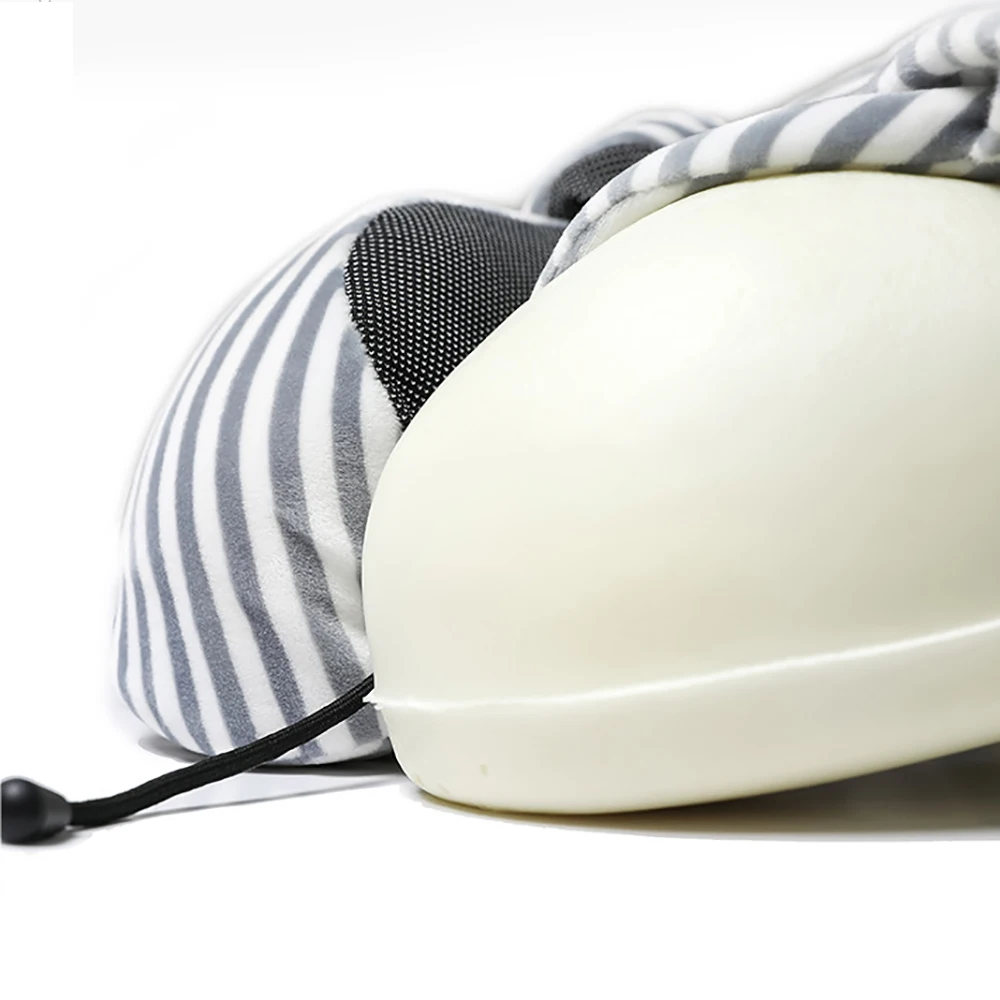 Soft Travel Pillow U Shaped Travel Memory Foam Neck Cushion