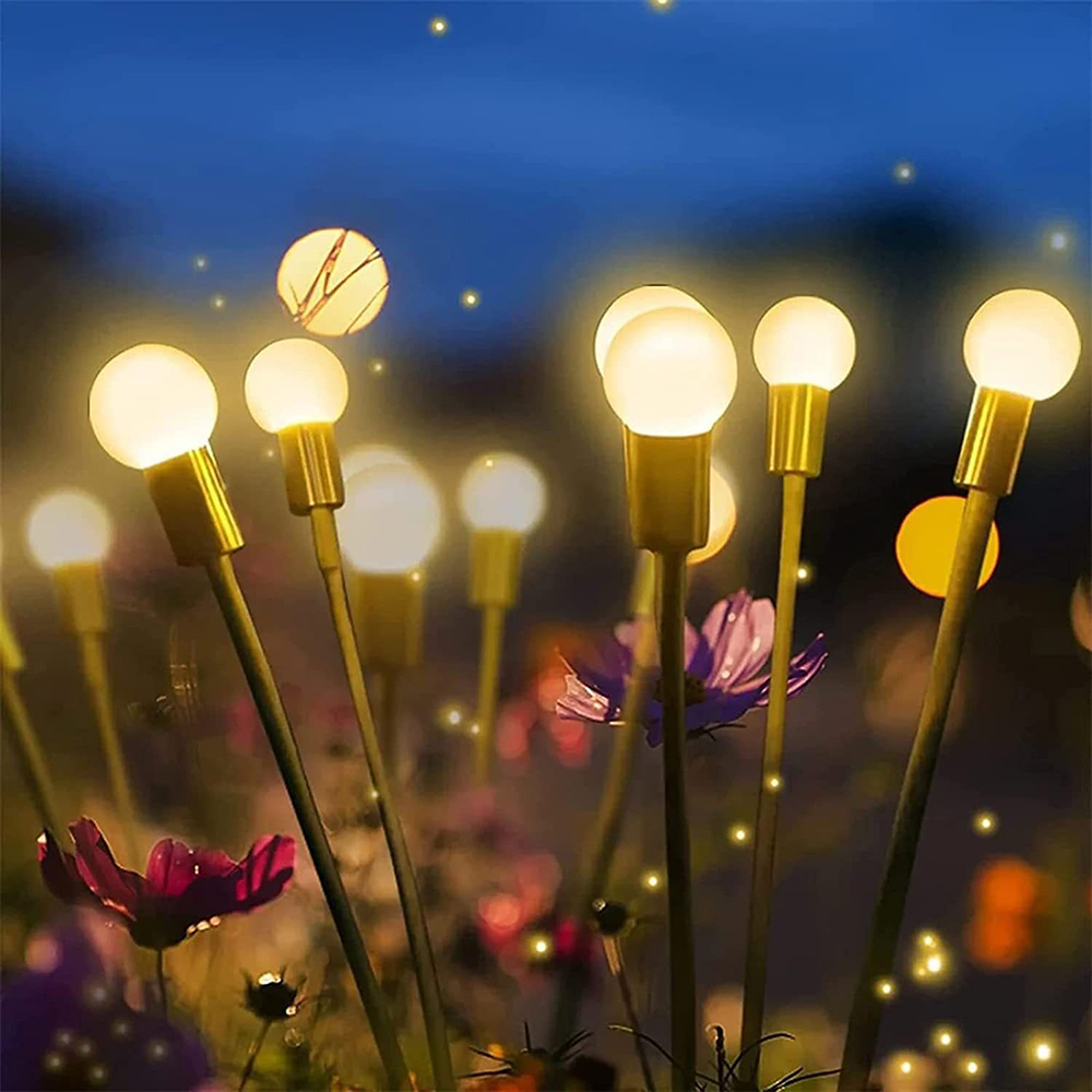 6/8/10 LED Solar Powered Firework Firefly Lights