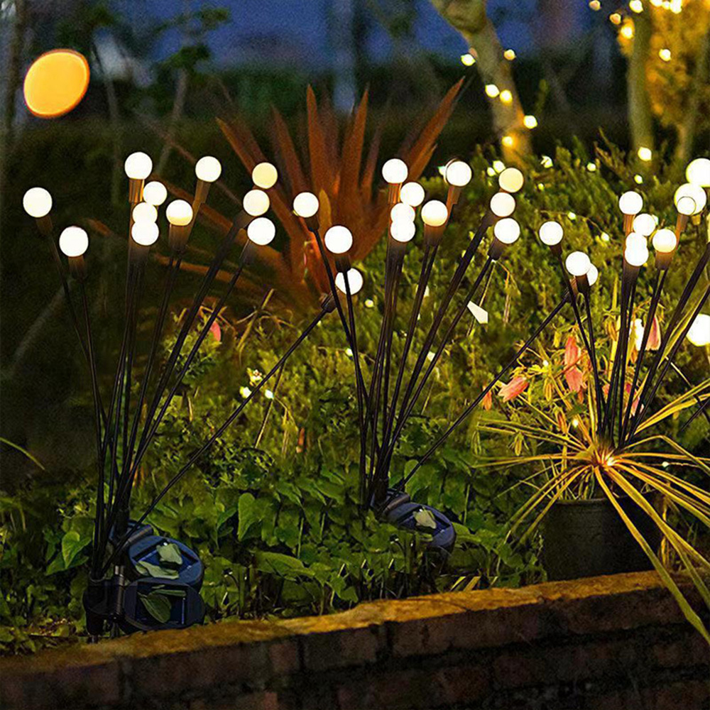 6/8/10 LED Solar Powered Firework Firefly Lights