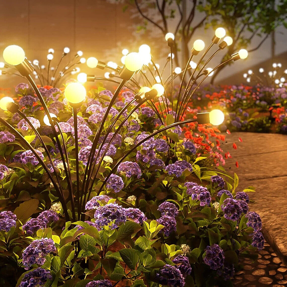6/8/10 LED Solar Powered Firework Firefly Lights
