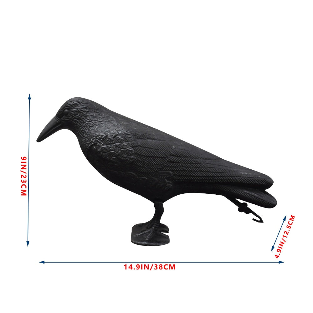 Simulation Black Crow Raven Pigeon Repellent