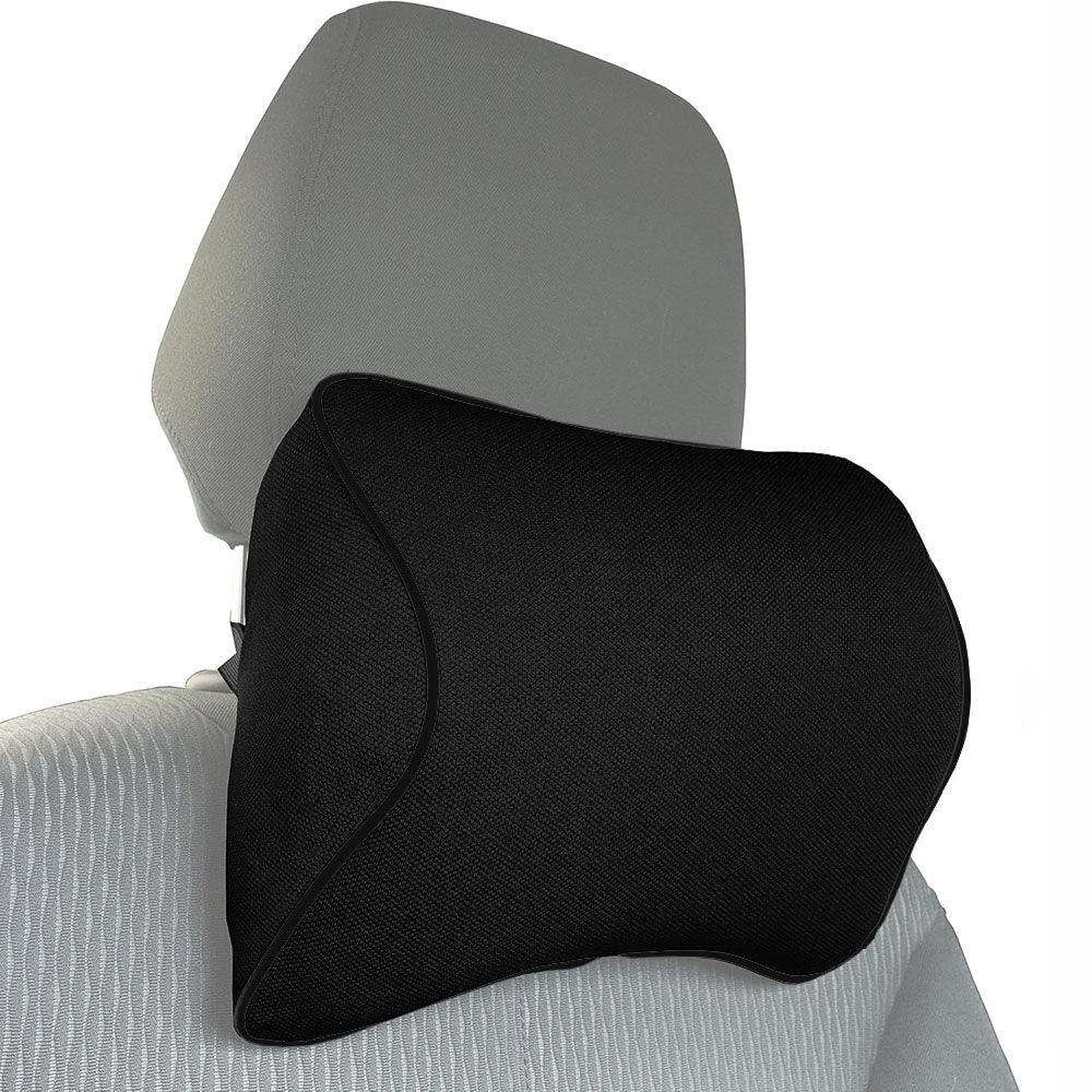 Car Headrest Neck Pillow Memory Foam Breathable Neck Support Protector
