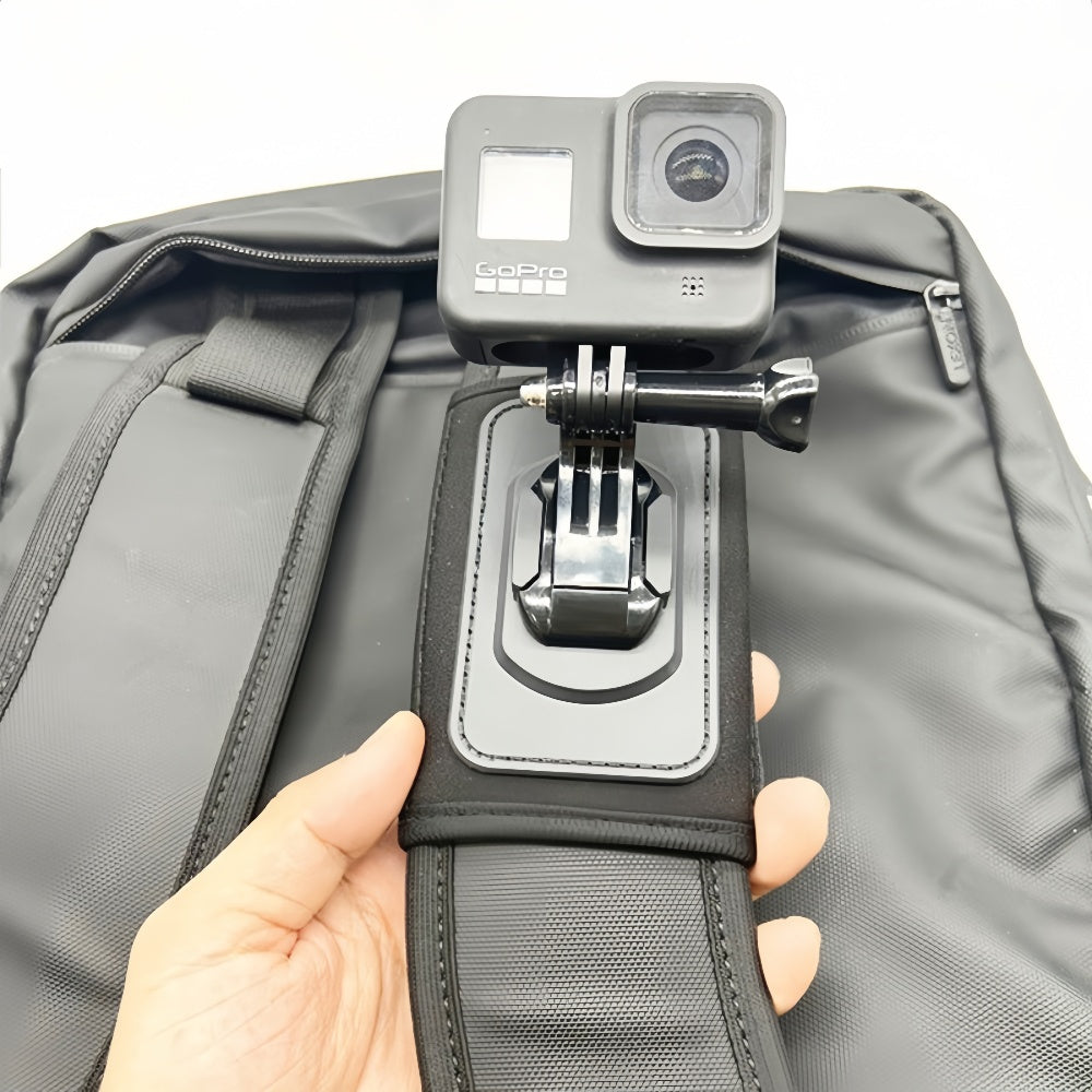 360 Rotation Bag Backpack Shoulder Strap Mount Strap Holder for GoPro