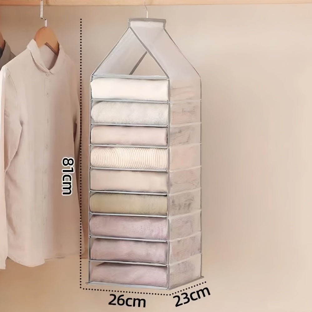 Wardrobe Hanging Storage Bag Cabinet Organizer