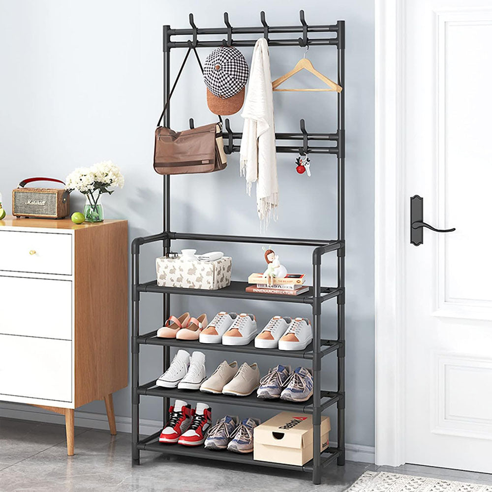 Multi-Layer Shoe Rack Clothes Hat Hangers Organizer Shelf