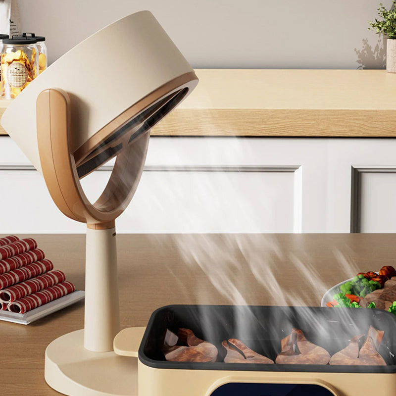 Wireless Mini Desktop Range Hood Portable Kitchen Exhaust - Type C Charging