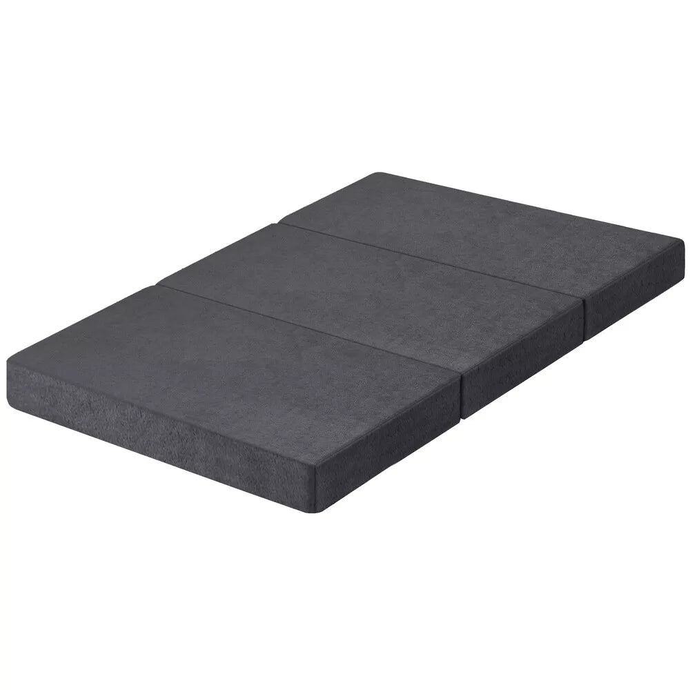 Folding Mattress Bamboo Fabric Foldable Foam Sofa Lounge