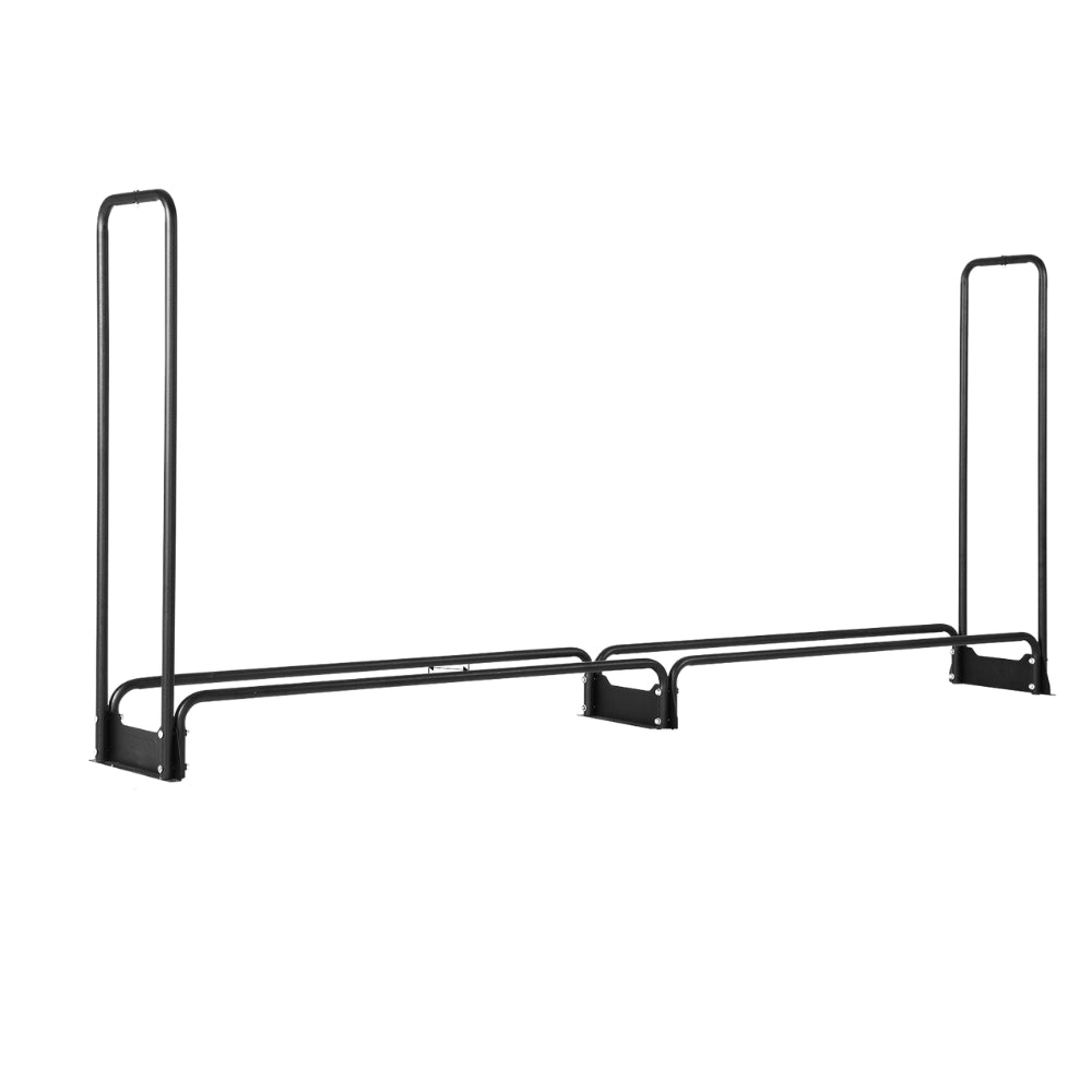 12.7FT Outdoor Firewood Rack with Cover Heavy Duty Firewood Holder