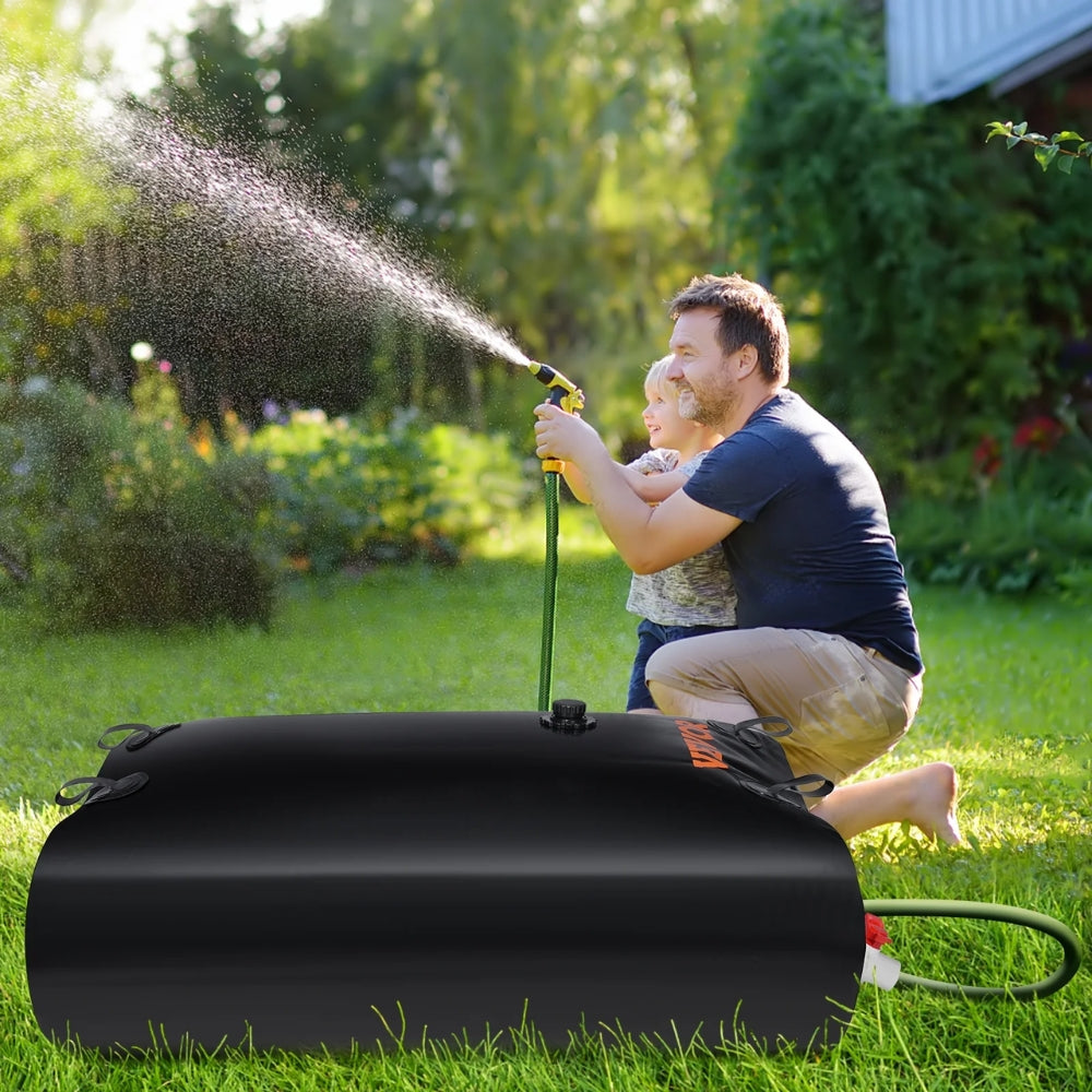 Portable Water Storage Bladder for Garden and Outdoor Use