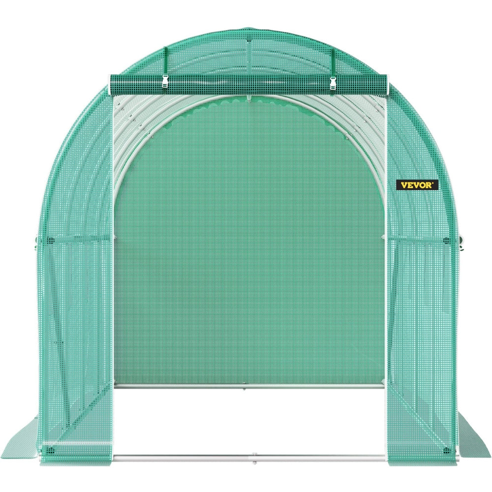Walk-in Tunnel Greenhouse Galvanized Frame & Waterproof Cover