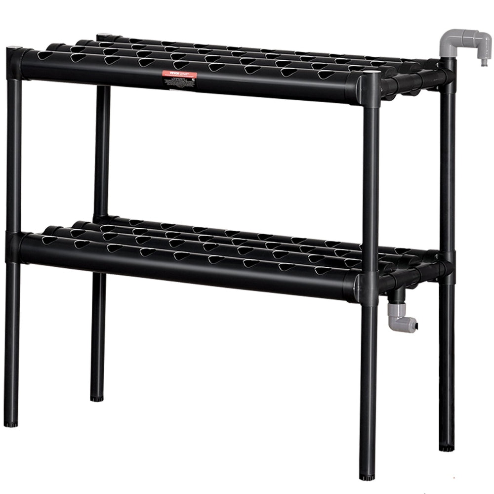 Hydroponics Growing System PVC Pipes Hydroponic Grow Kit with Water Timer Baskets and Sponges