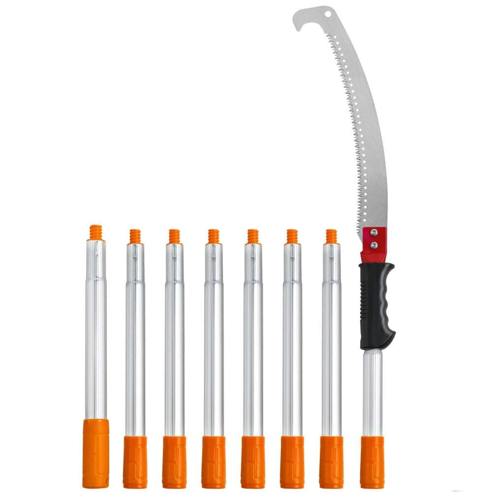 Manual Pole Saw Extendable Tree Pruner Sharp Steel Blade