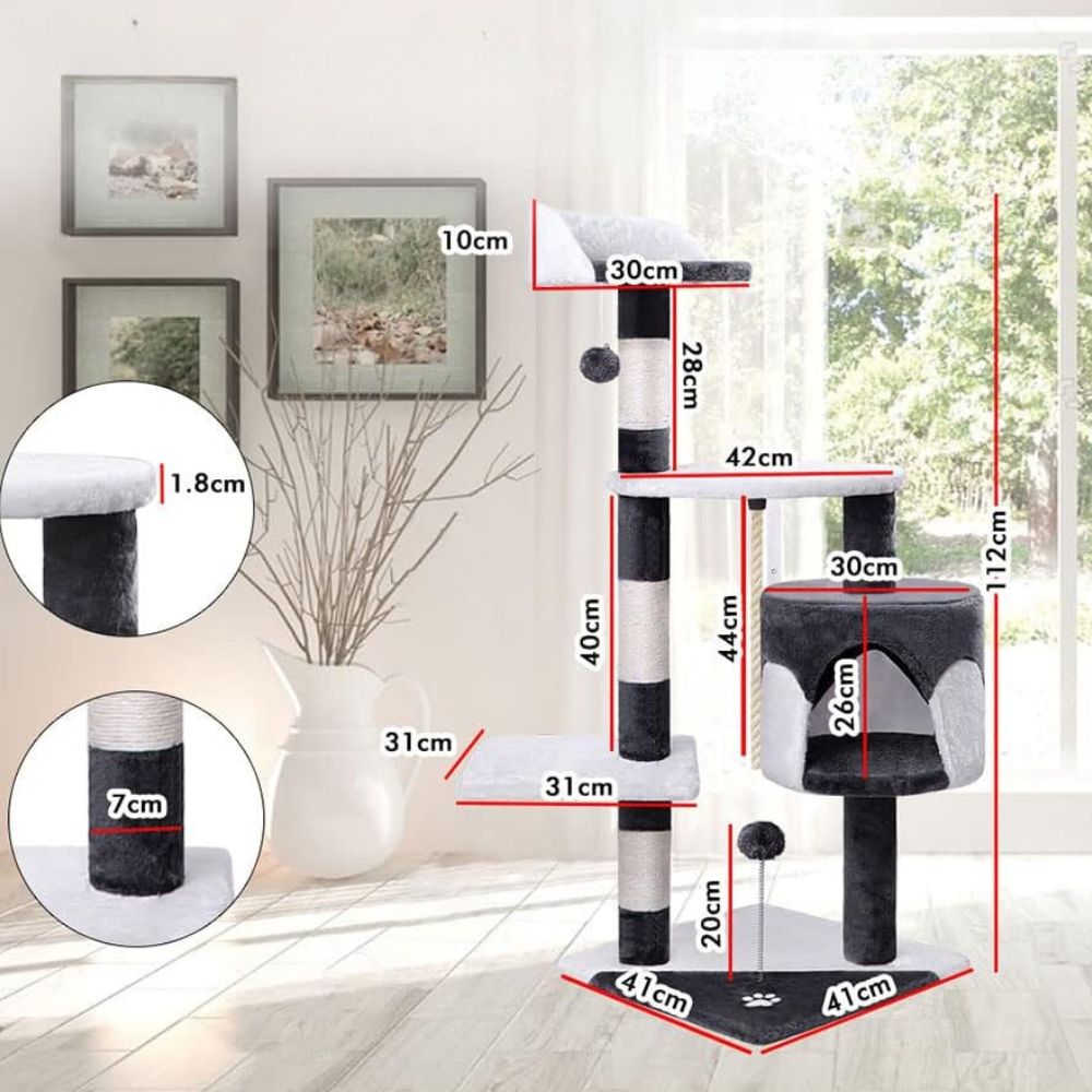 Cat Tree Scratching Post Tower Condo House Furniture