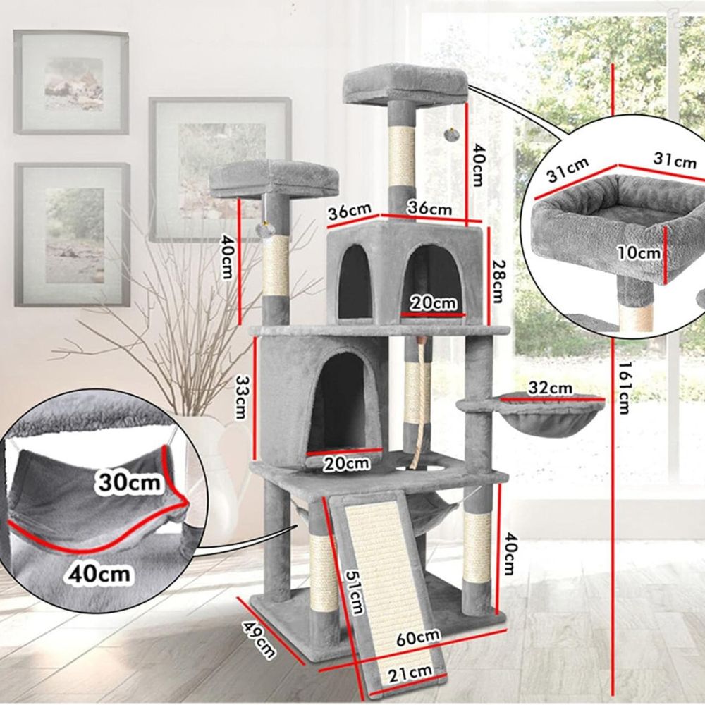 Cat Tree Scratching Post Tower Condo House Furniture