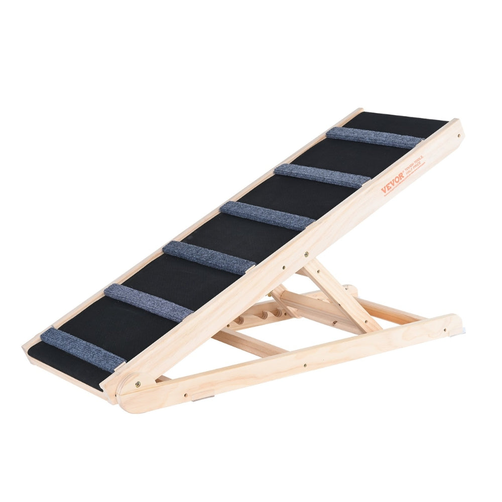 Adjustable Wooden Dog Ramp for Small and Senior Dog