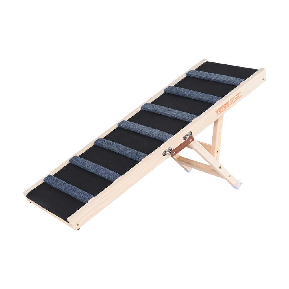 Adjustable Wooden Dog Ramp for Small and Senior Dog