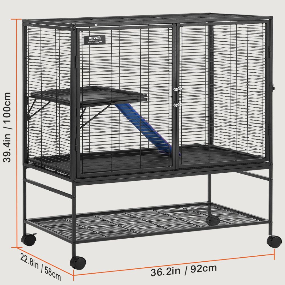 Ultimate 4-Tier Small Animal Cage for Ferrets