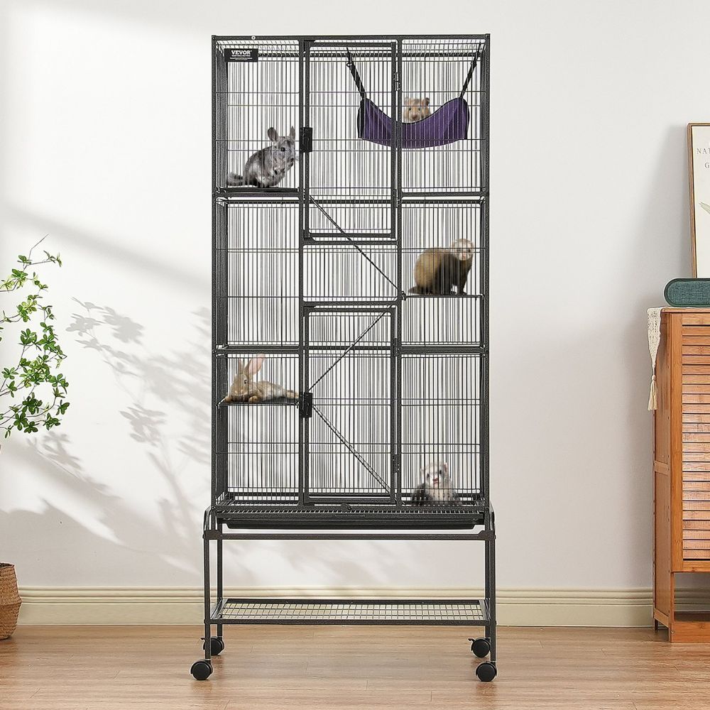 Ultimate 4-Tier Small Animal Cage for Ferrets