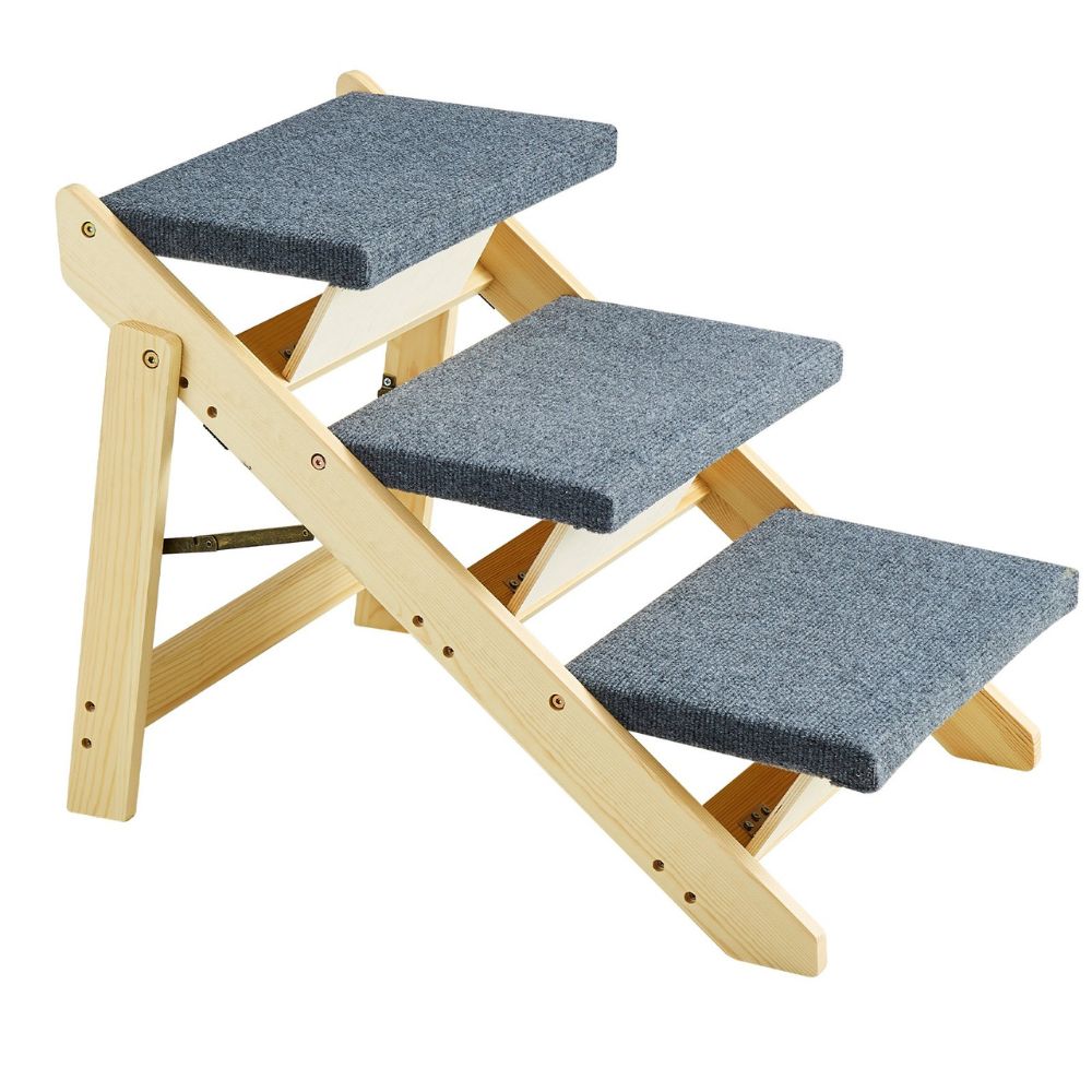 2 in 1 Foldable Pet Steps Ramp for Small to Large Dogs