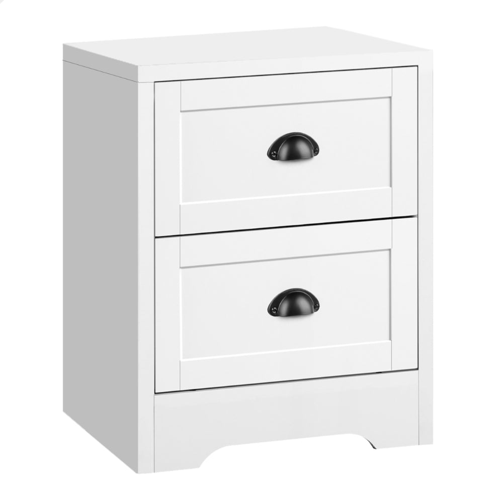 Bedside Table Nightstand Storage Cabinet Side End Table