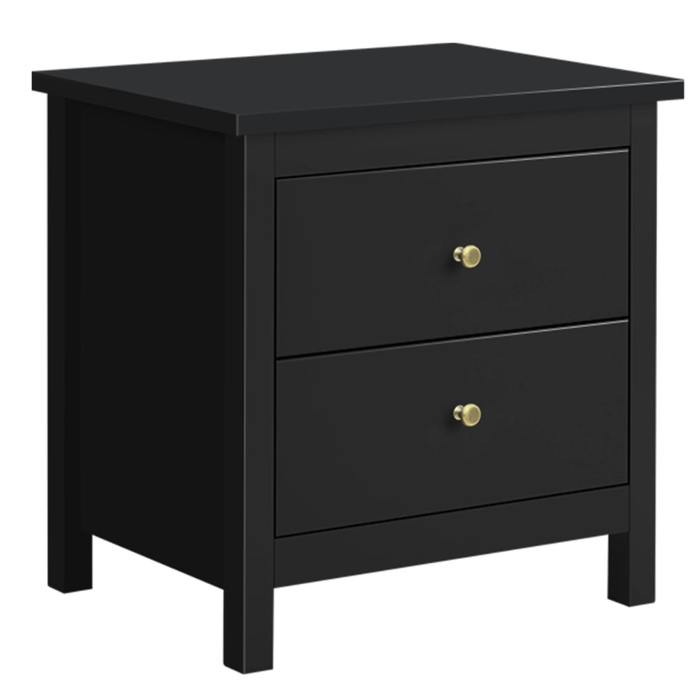 Bedside Table Nightstand Storage Cabinet Side End Table
