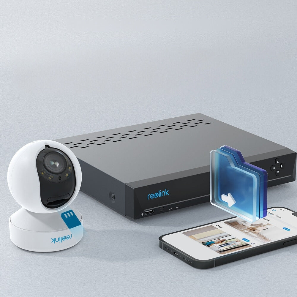 E1 Series Outdoor 8MP WiFi IP Camera 4K PTZ PoE Security Cam Smart