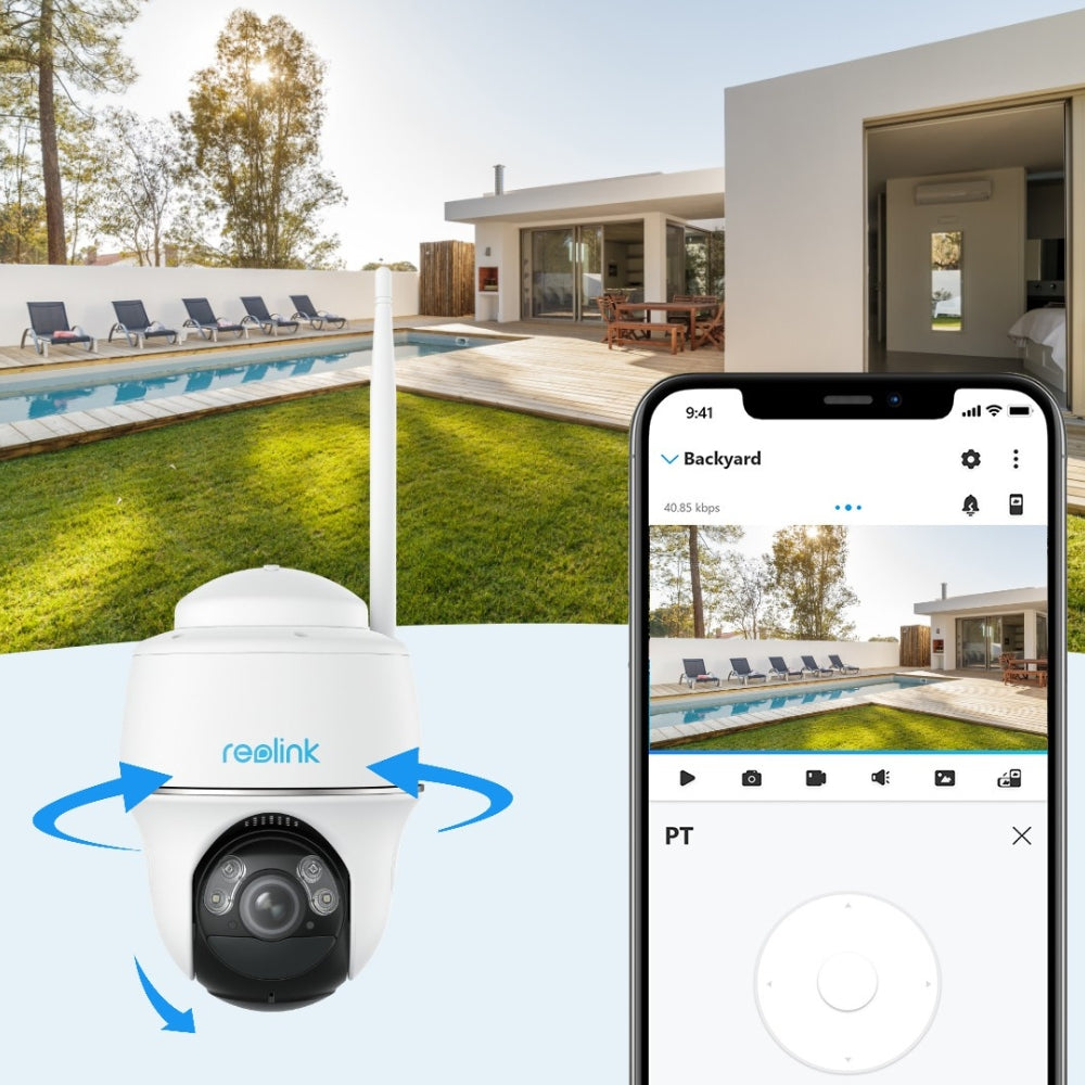 4K 8MP Wireless Pan & Tilt Security Camera