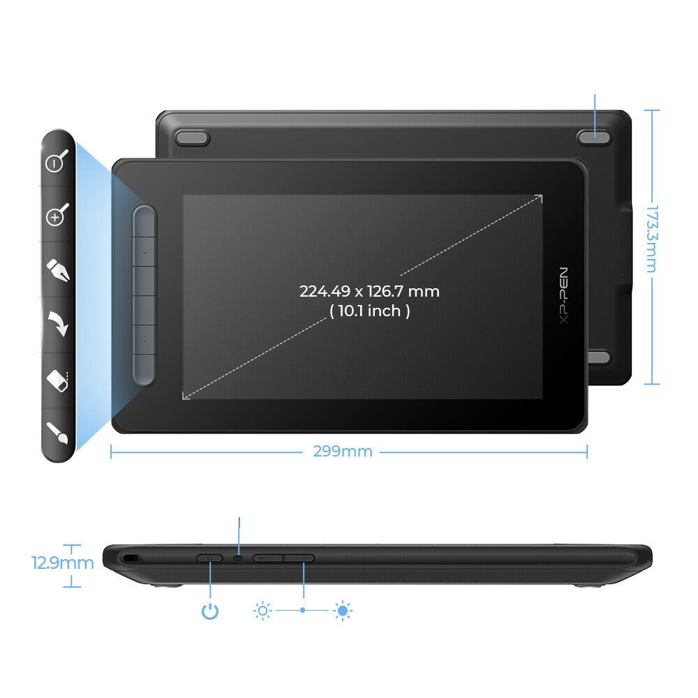 Artist 10 Graphics Tablet Monitor Drawing Pen Display
