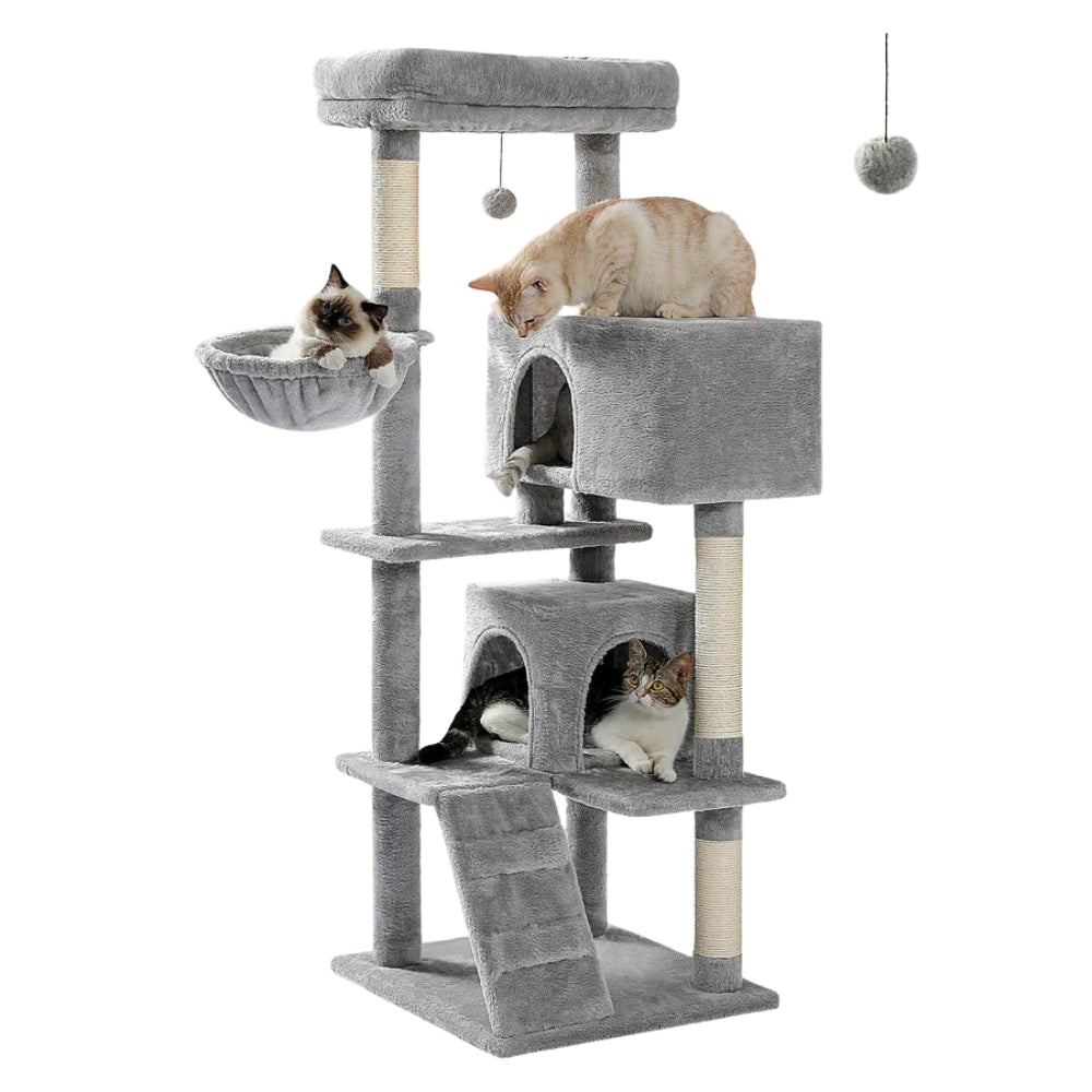 Large Cat Tree Double Condos Sisal Scratching Posts