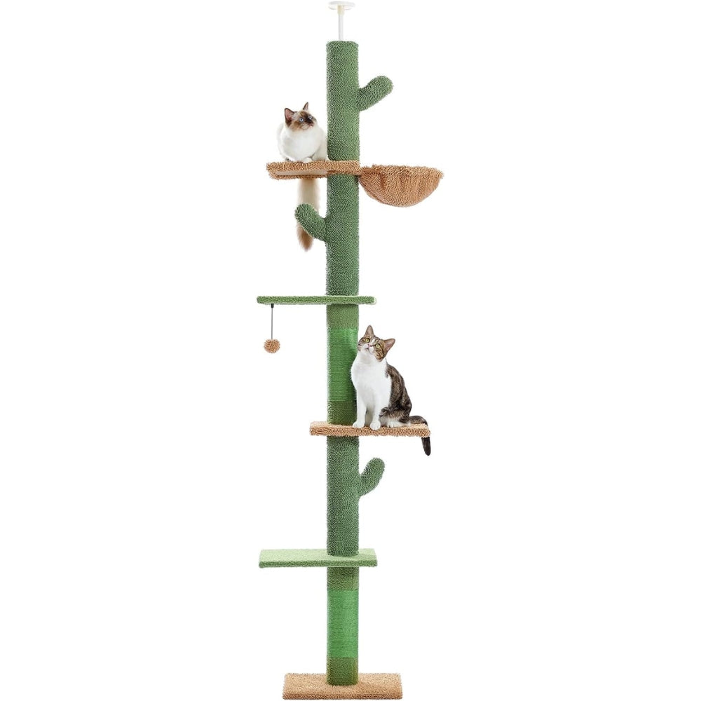 Cactus Cat Tree Floor to Ceiling for Indoor