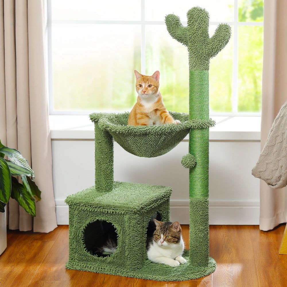 H100CM Cactus Cat Tree Condo with Ball