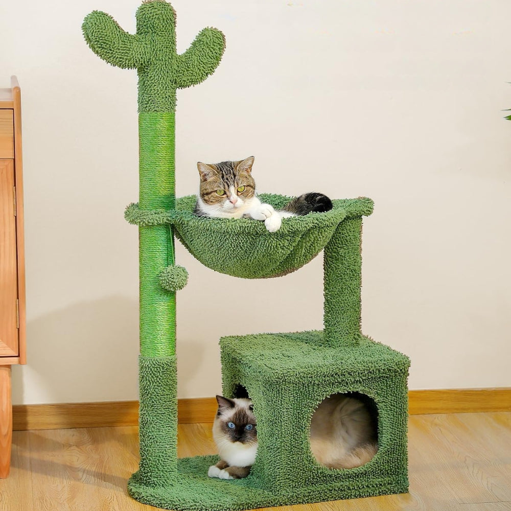 H100CM Cactus Cat Tree Condo with Ball