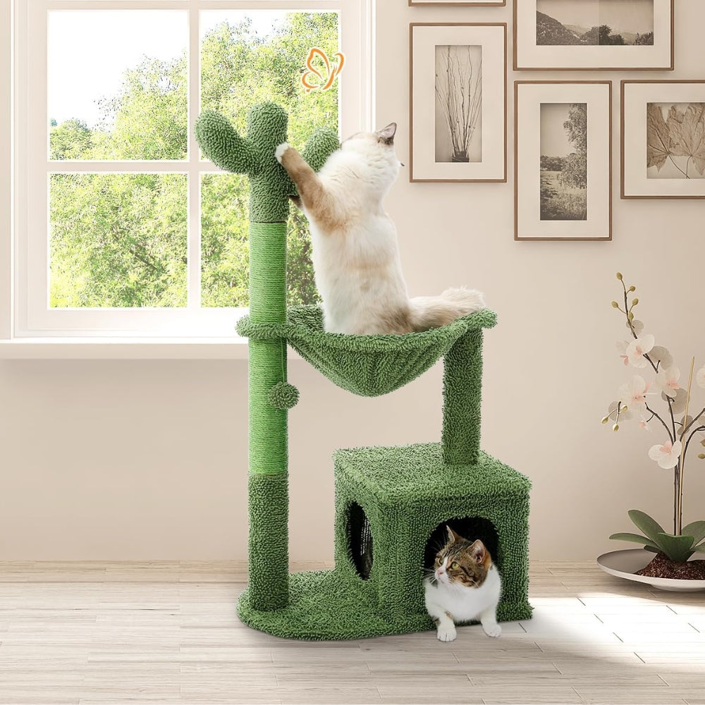 H100CM Cactus Cat Tree Condo with Ball