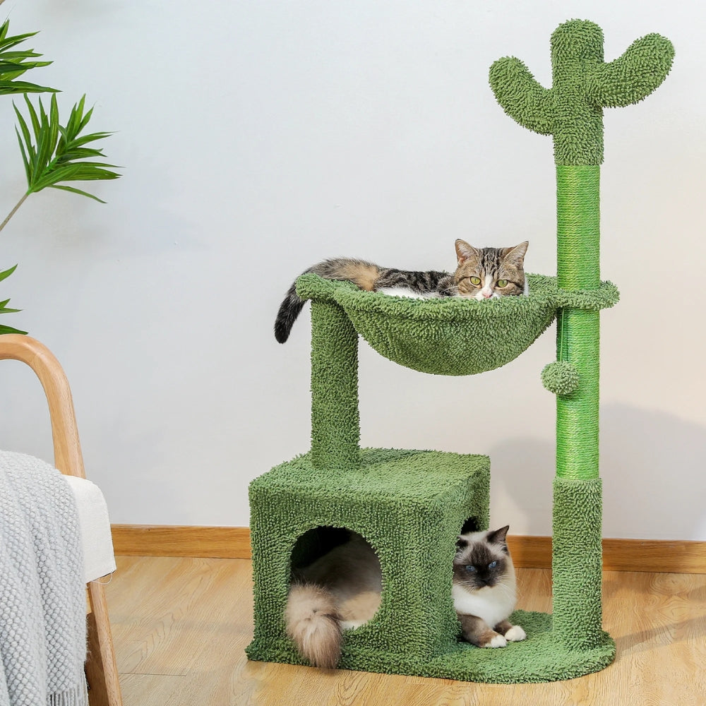 H100CM Cactus Cat Tree Condo with Ball