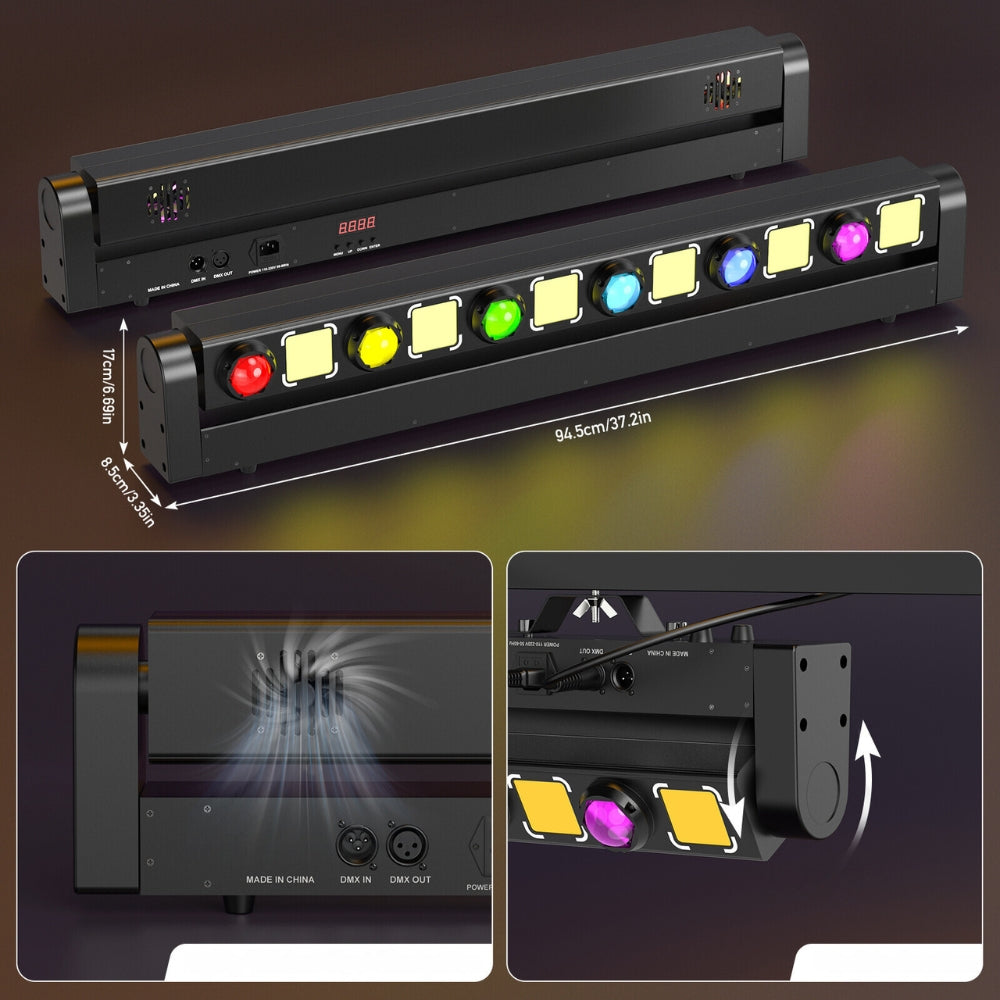 6 LED RGBW 4IN1 DMX Wall Wash Lamp