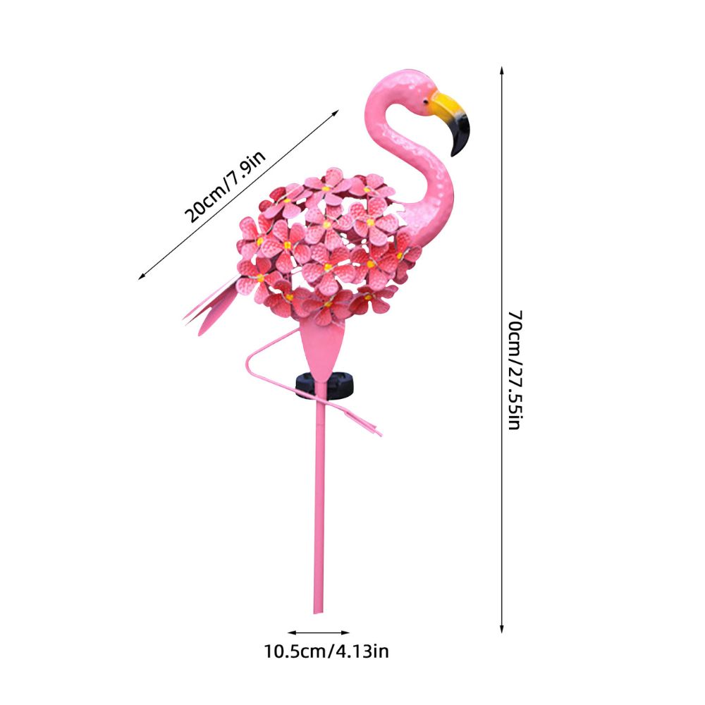 Garden Solar Lights Outdoor Solar Powered Flamingo Stake Lights