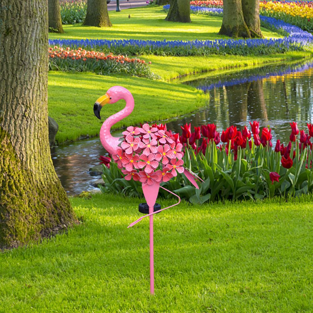 Garden Solar Lights Outdoor Solar Powered Flamingo Stake Lights