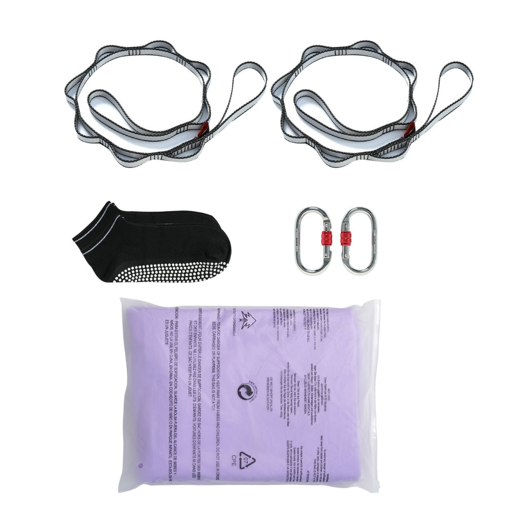 Aerial Yoga Hammock & Swing 4.4 Yards Yoga Starter Kit Nylon Fabric