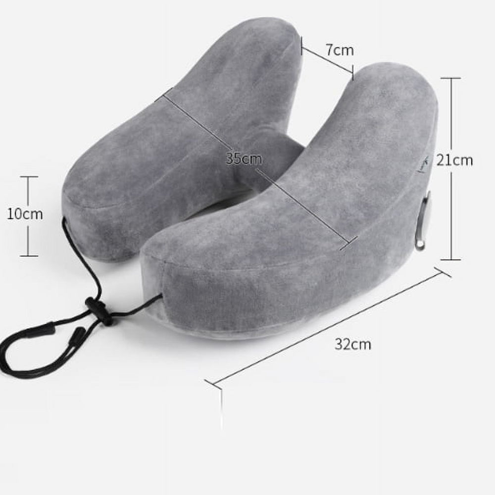 Neck Pillow Travel U shaped Pillow Inflatable Pillow H Hooded Nap Pillow