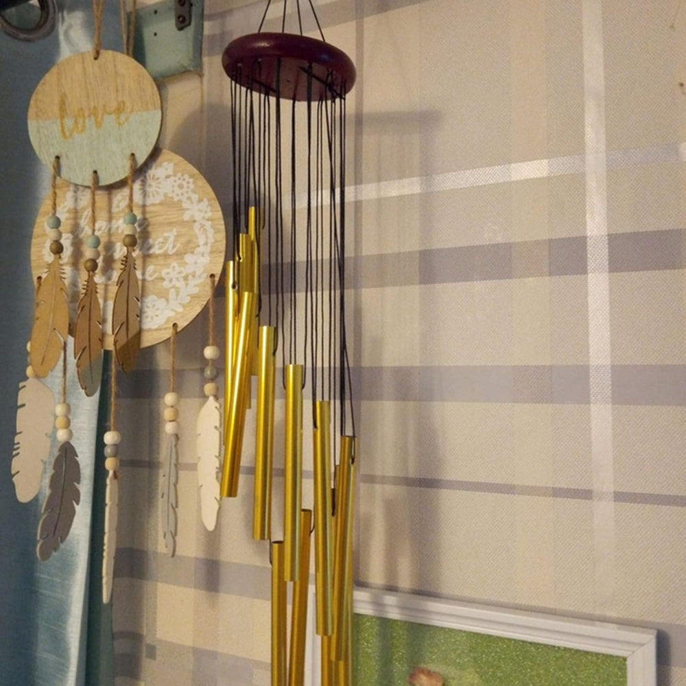 12 Tubes Aluminum Alloy Wind Chimes with Hook