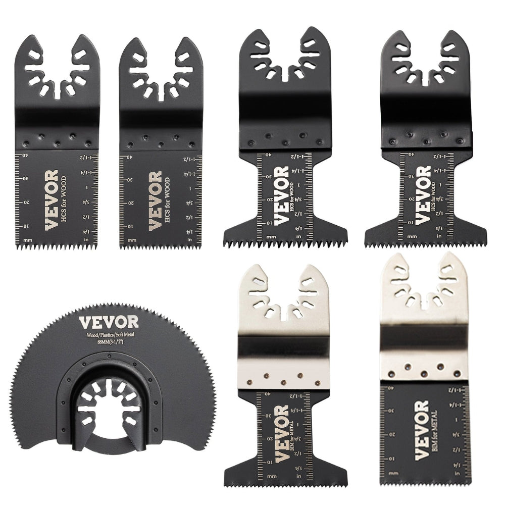 50PCS Oscillating Saw Blades Universal Quick Release Dewalt Multitool Blades for Wood Cutting Plastic Renovator Power Tool