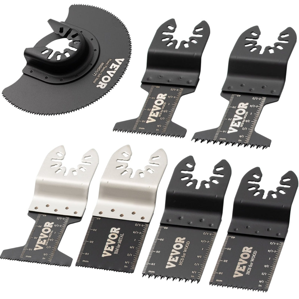 50PCS Oscillating Saw Blades Universal Quick Release Dewalt Multitool Blades for Wood Cutting Plastic Renovator Power Tool