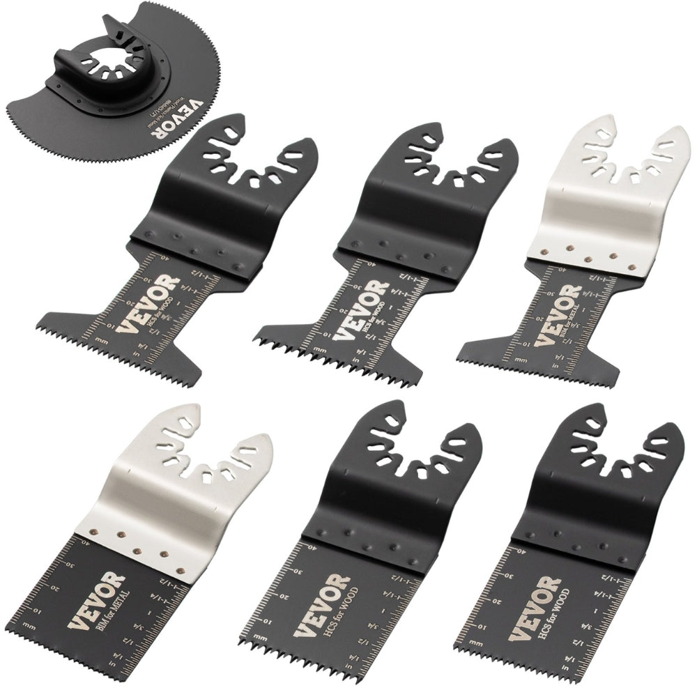 50PCS Oscillating Saw Blades Universal Quick Release Dewalt Multitool Blades for Wood Cutting Plastic Renovator Power Tool