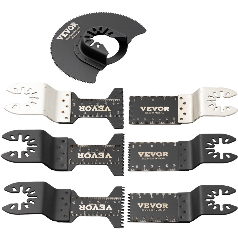 50PCS Oscillating Saw Blades Universal Quick Release Dewalt Multitool Blades for Wood Cutting Plastic Renovator Power Tool